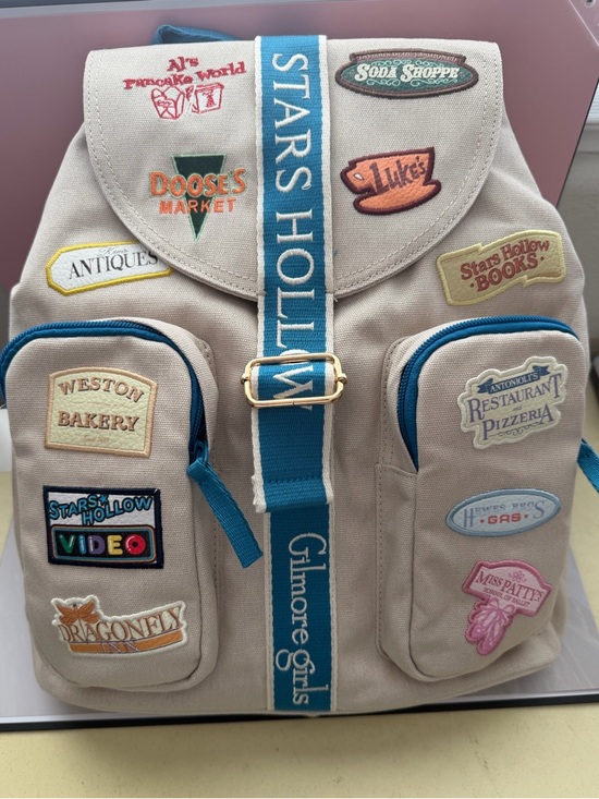 Warner Bros. Handbags - Gilmore Girls Stars Hollow Backpack with Patches and Printed Lining